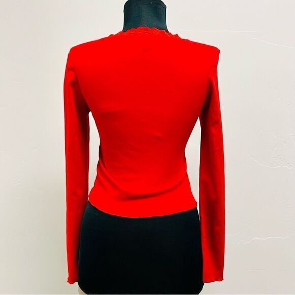 Sugar Thrillz x Dolls Kill Santa’s Lil Princess top glittery graphic sz S - Picture 4 of 14